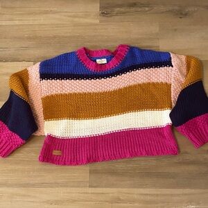Simply Southern Multicolor Striped Sweater